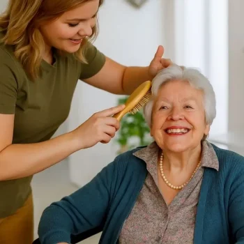 Bathing-and-Grooming-Assistance-by-a-Caregiver